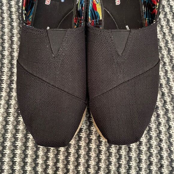 BOBS by Skechers black wedge espadrille women’s shoe size 9 - Picture 5 of 16